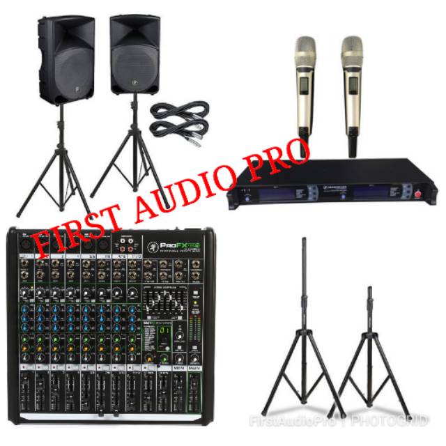 Murah Paket Sound System Mackie ( 1000watt )  15 inch Aktif