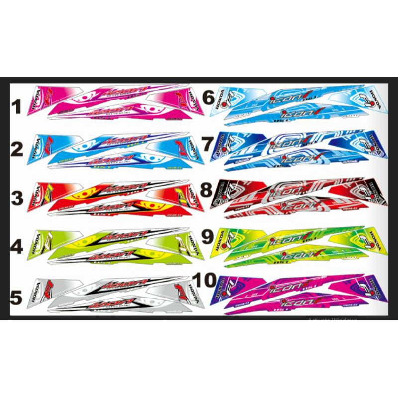 STRIPPING STICKER - STICKER BEAT FI