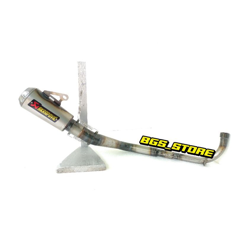 Knalpot AKRAPOVIC buat Vega . Vega R . Jupiter . Jupiter Z1 dll