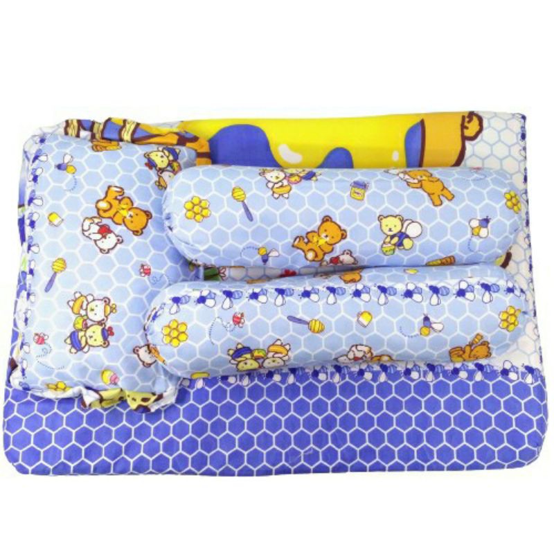 CHEKIDDO-KASUR BAYI SET BANTAL GULING-MATRAS BAYI + 2GULING 1 BANTAL-KASUR BAYI MURAH