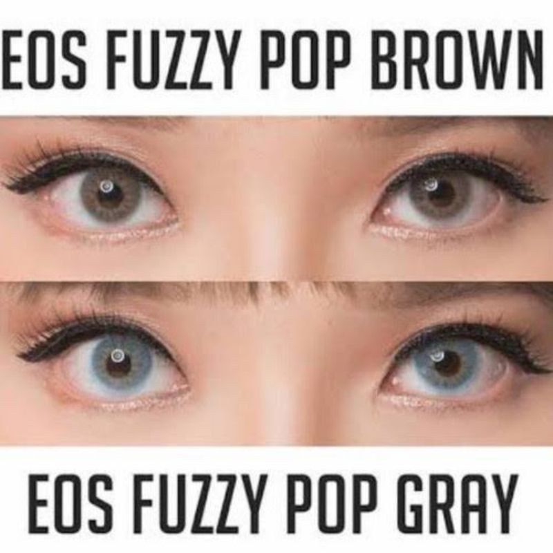 SOFTLENS EOS FUZZY POP BROWN ( MINUS )