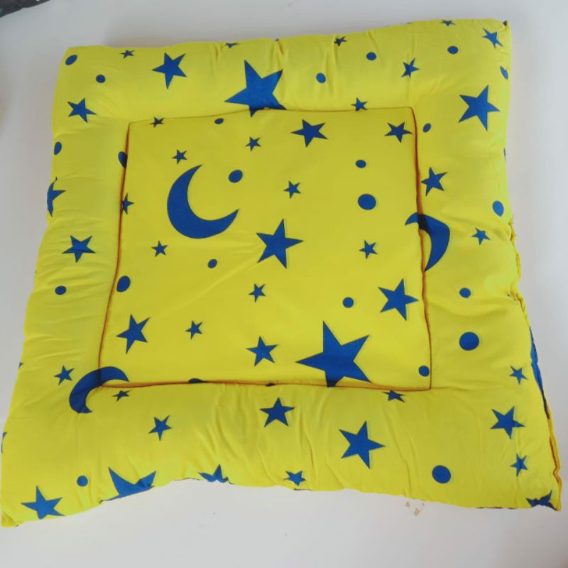 KASUR TEMPAT TIDUR KUCING KOTAK MOTIF TAS GARUKAN MAINAN KUCING