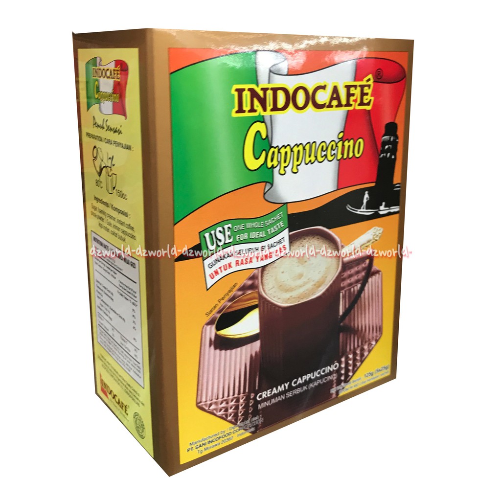 Indocafe Cappucino Isi 5 Sachet Kopi Instan Kapucino Dengan Citarasa Yang Nikmat Indo cafe Capucino 5pcs