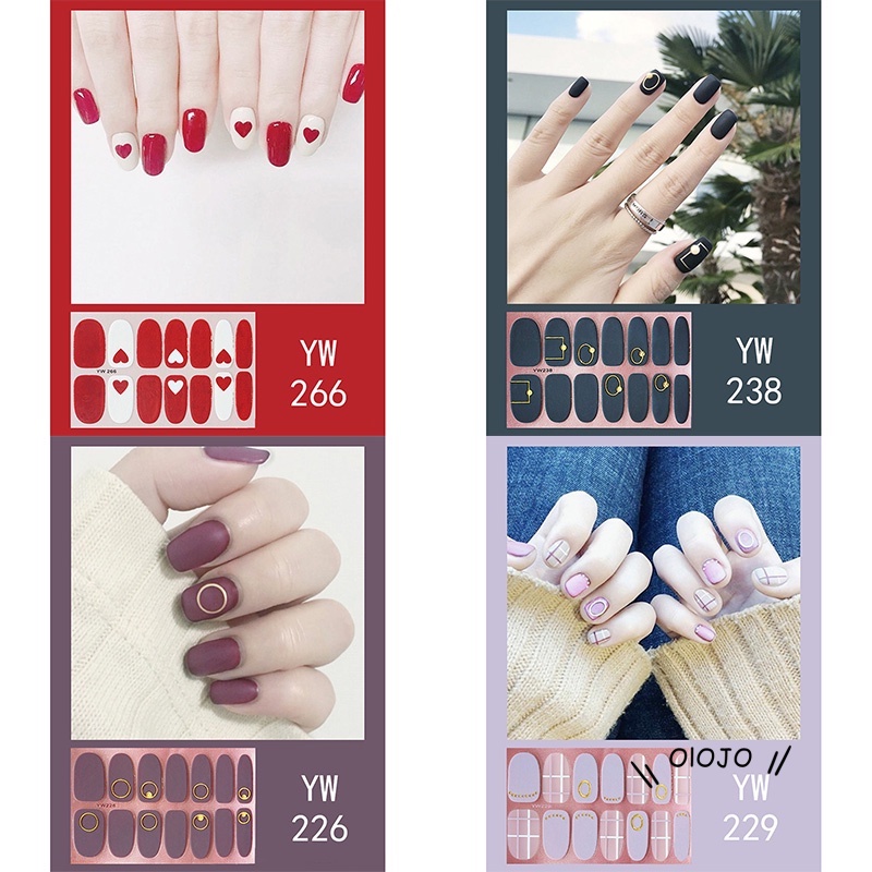 Stiker Kuku Dengan Minyak Film Untuk Nail Art - ol2