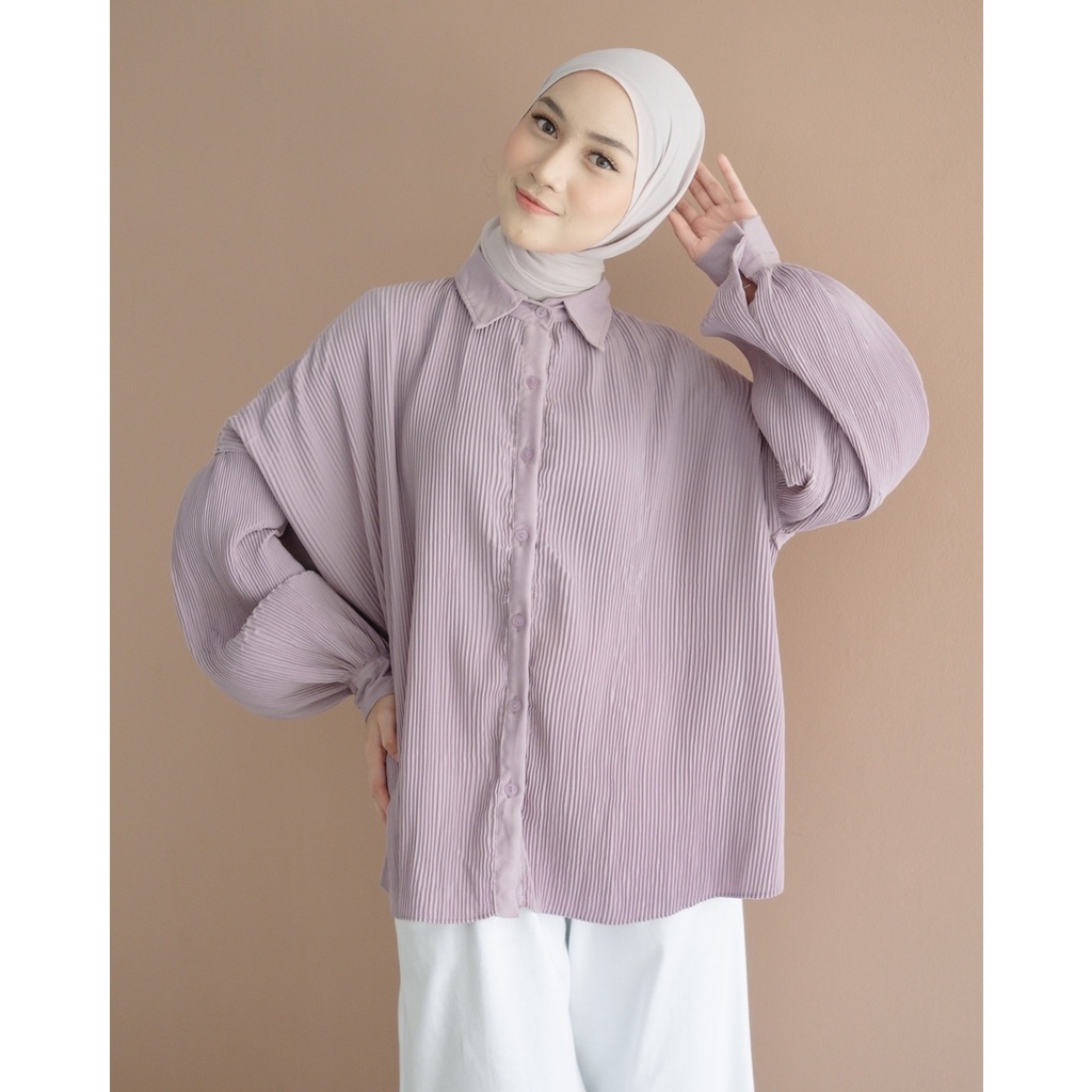 Myrubylicious GIATIKA SHIRT KODE NN2220 | SHIRT | KEMEJA WANITA | KEMEJA PLISKET