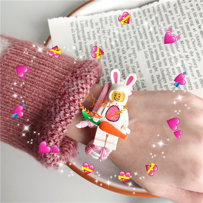 KIFIL Tali Tangan Anyaman Gelang Pria Dan Wanita Lego Gelang Bata Hadiah Pasangan Mahasiswa