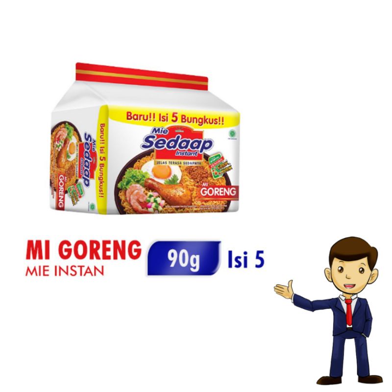 

Sedaap Mie Goreng 5x90gr