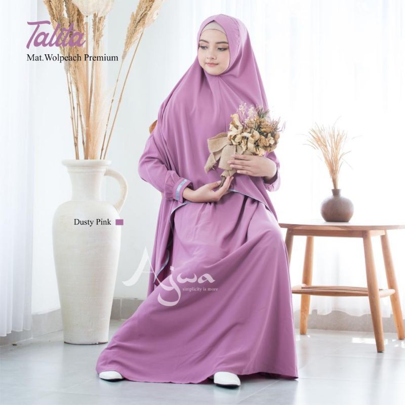 Talita Syari by Ajwa/ Gamis Syari Polos Wanita