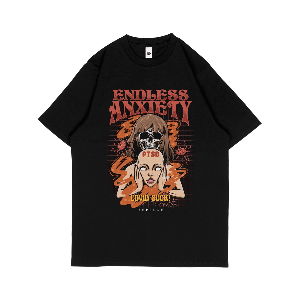 Bepolar Oversized Tshirt - ENDLESS ANXIETY