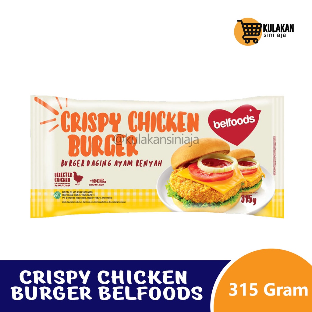 

Belfoods Crispy Chicken Burger 315gr