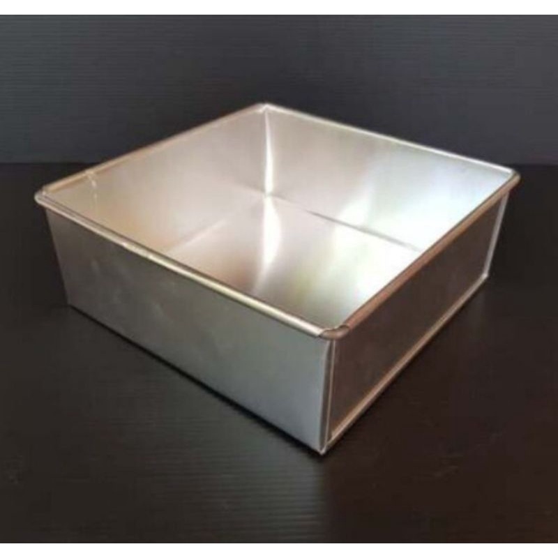 Loyang Brownies kukus kotak 20x20 | loyang Kotak murah | Loyang Kotak Alumunium