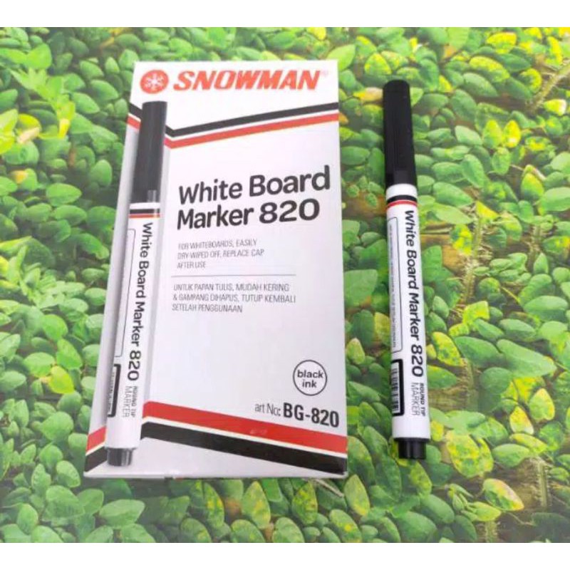 

Spidol whiteboard snowman kecil 820/ white board marker/wipe clean marker