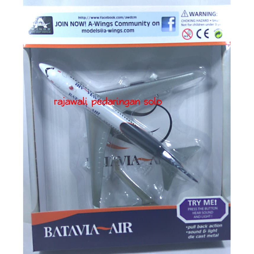 A-WING BATAVIA AIR DIECAST DZ A-21 PLANE