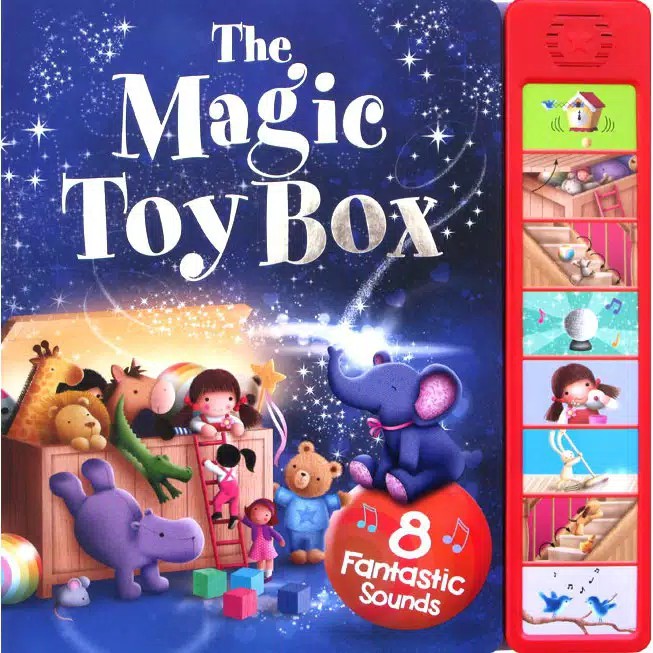 The Magic Toy Box Sound Board Book with 8 Fantastic Sounds