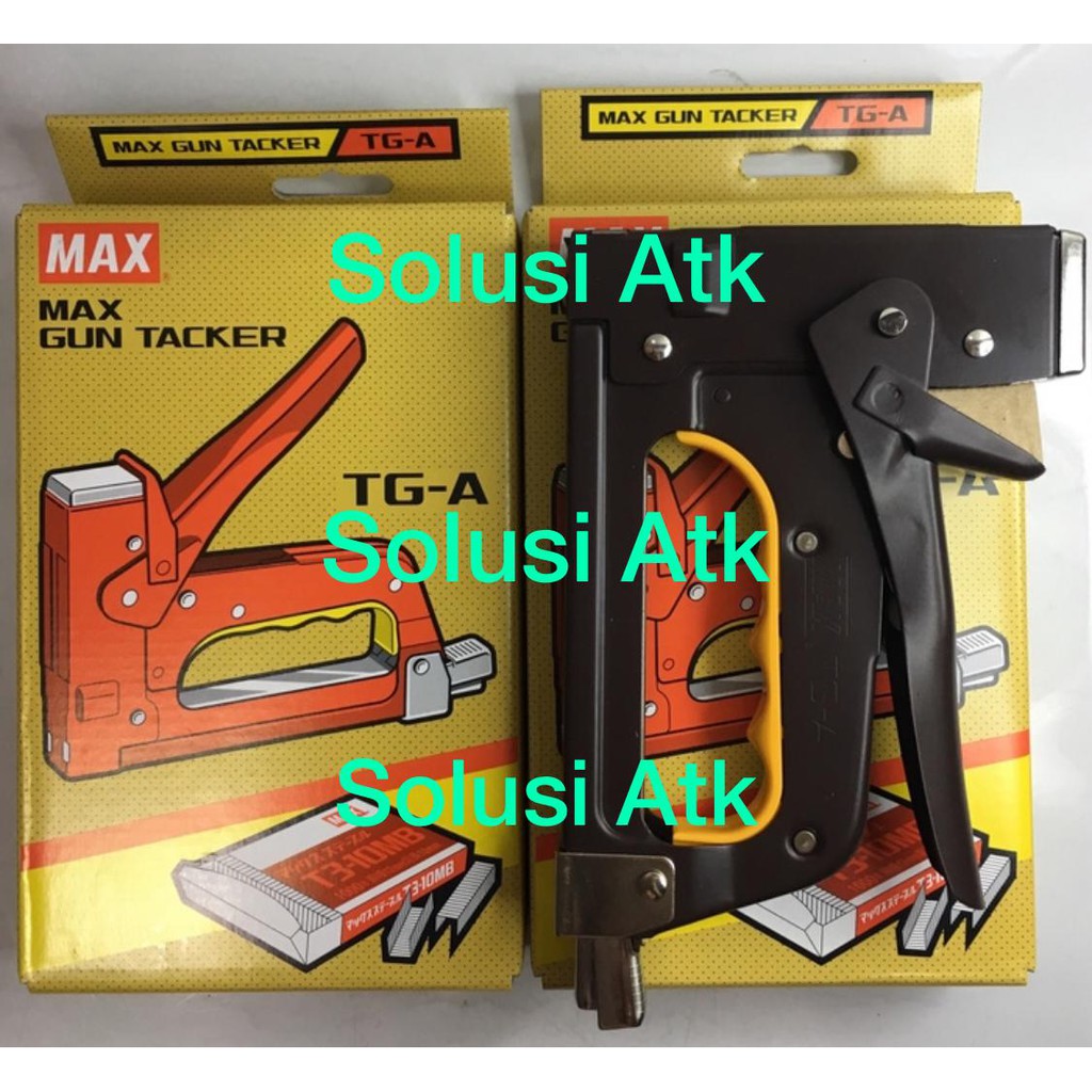 

Max gun tacker tg-a / guntacker tga / stapler tembak TGA ori asli max