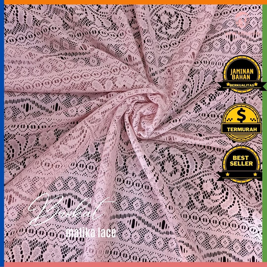 Kain Memora Kain Brokat Malika Lace Lebar 150 cm