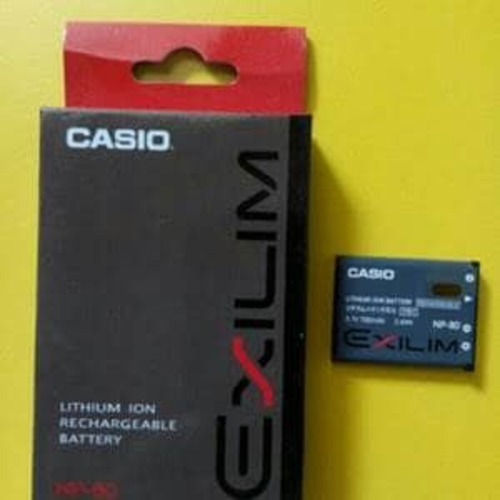 Battery Baterai Casio NP-80 For Kamera Casio Casio Exilim EX-S7/EX-Z35