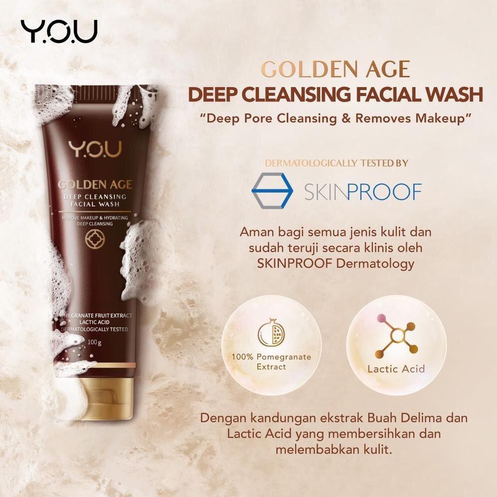 [Emperor] YOU Golden Age Deep Cleansing Facial Wash 100g Deep Pore Cleansing &amp; Removes Makeups