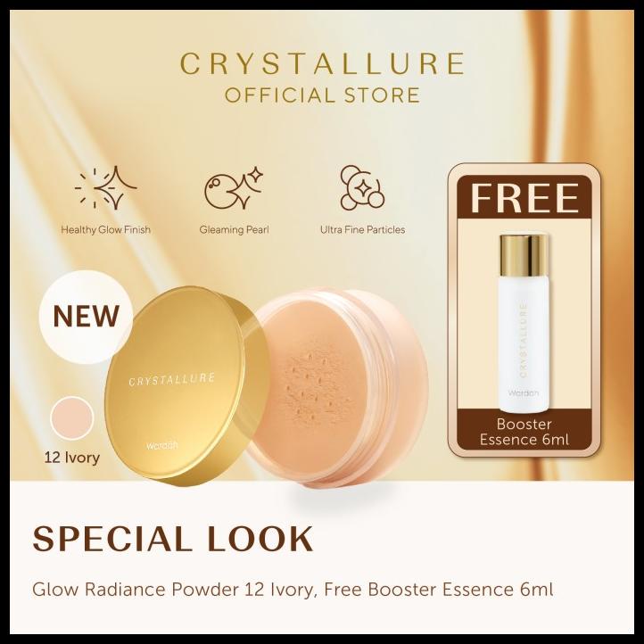 Crystallure By Wardah Precious Glow Radiance Powder 18 G - Bedak Wajah Termurah