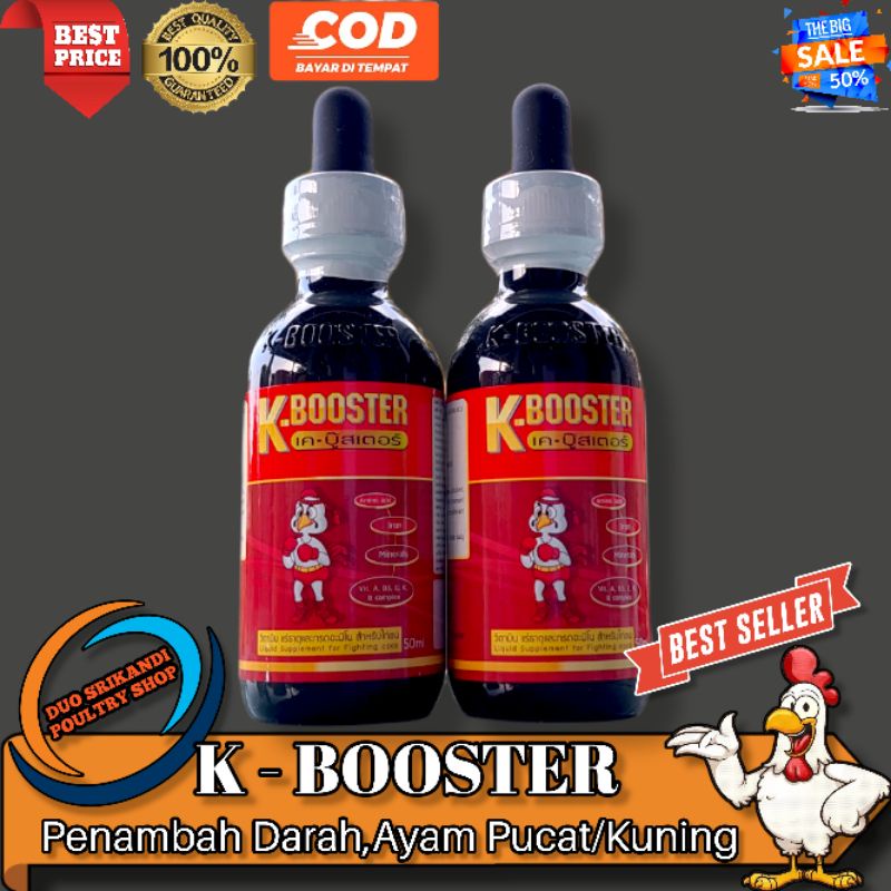 K-BOOSTER K Booster Vitamin Suplemen Ayam Pucat Obat Anemia Sakit Kuning