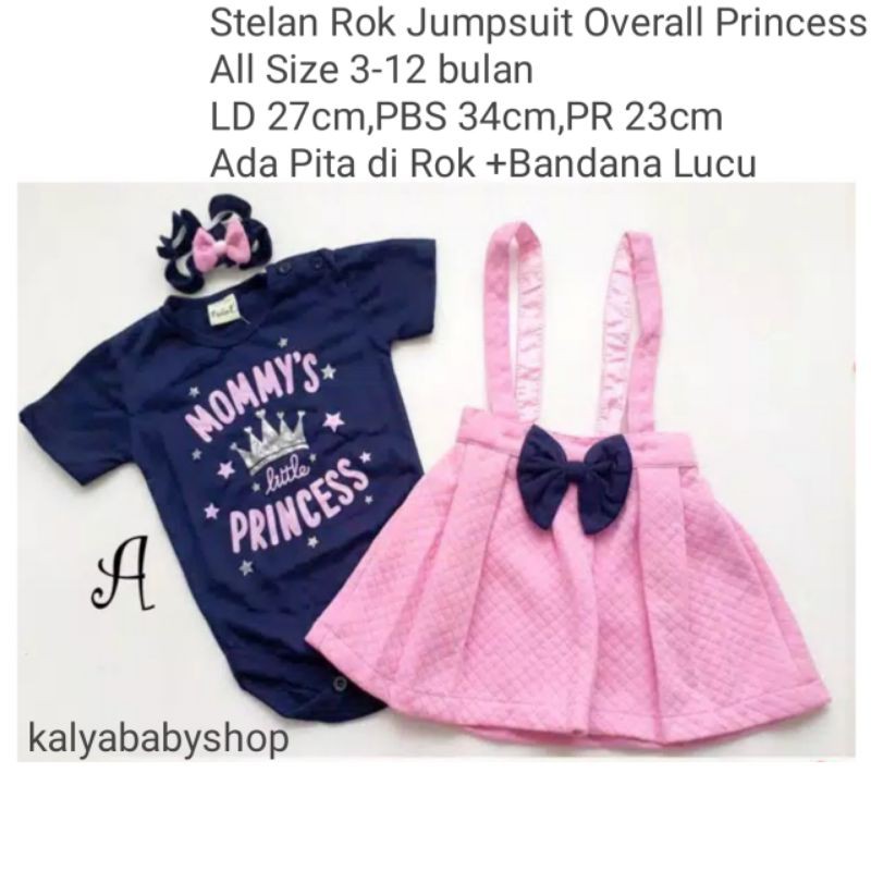 Setelan bayi perempuan baju jumper bayi perempuan overal anak katun adem cocok untuk jalan-jalan