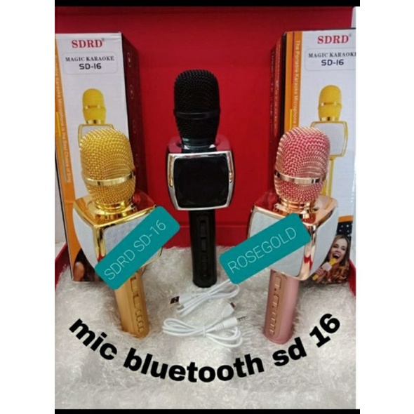 BSM (CAUR) MIC SD16 SDRD SPEAKER MIC BLUETOOTH TERMURAH SD-16 USB SPEAKER MIC BLUETOOTH