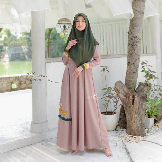 Gamis Katun Toyobo Kavita Dress Emmaqueen