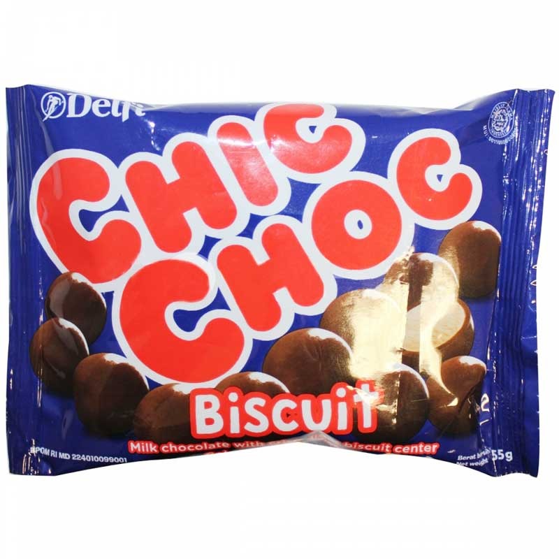 

Delfi Chic Choc Biscuit Chocolate Ball 40 gr Bola Biskuit Cokelat