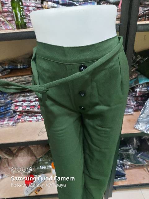 1KG MUAT 6PCS | GEYN BASIC BUTTON PANTS CELANA KANCING FASHION HITS SELEBGRAM