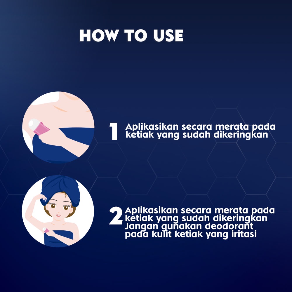 NIVEA Deodorant Roll On Extra Brightening 50ml - Mencerahkan & menghaluskan kulit ketiak Image 7