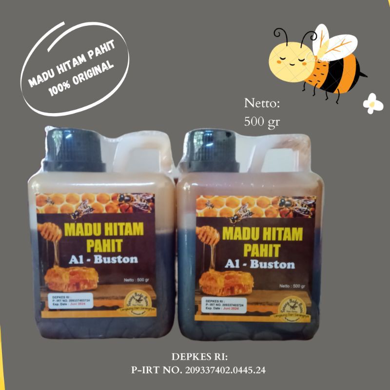 

BISA COD" Madu Hitam Pahit Asli Al-buston (500 gr)