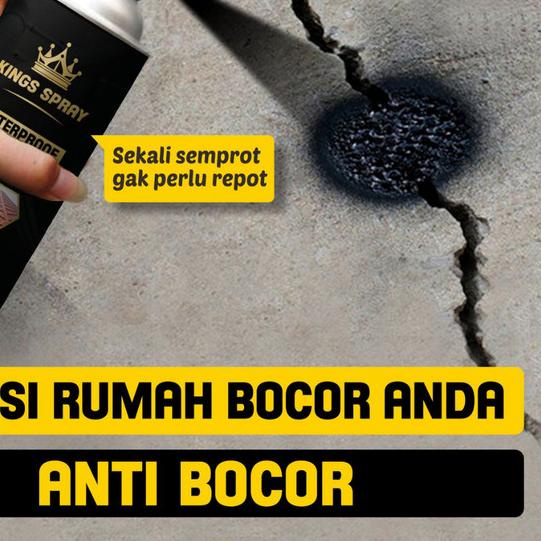 

♨ KINGS SEALENT SPRAY - ANTI BOCOR - SATUAN (1PCS) - AQUA SPRAY - Hitam ♦