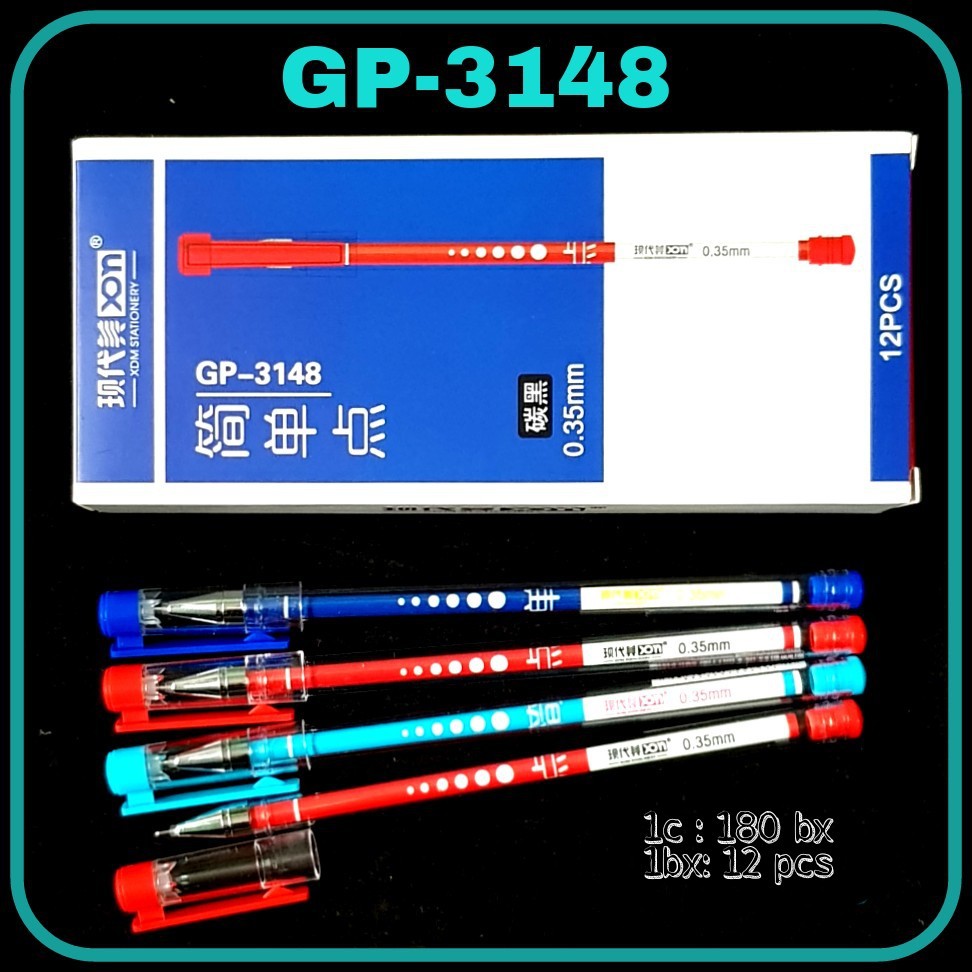 

ILP Balpen Gel 0.5mm XDM Fancy GP-3148 / Pulpen Tinta / Pulpen Gel / Pen Gel