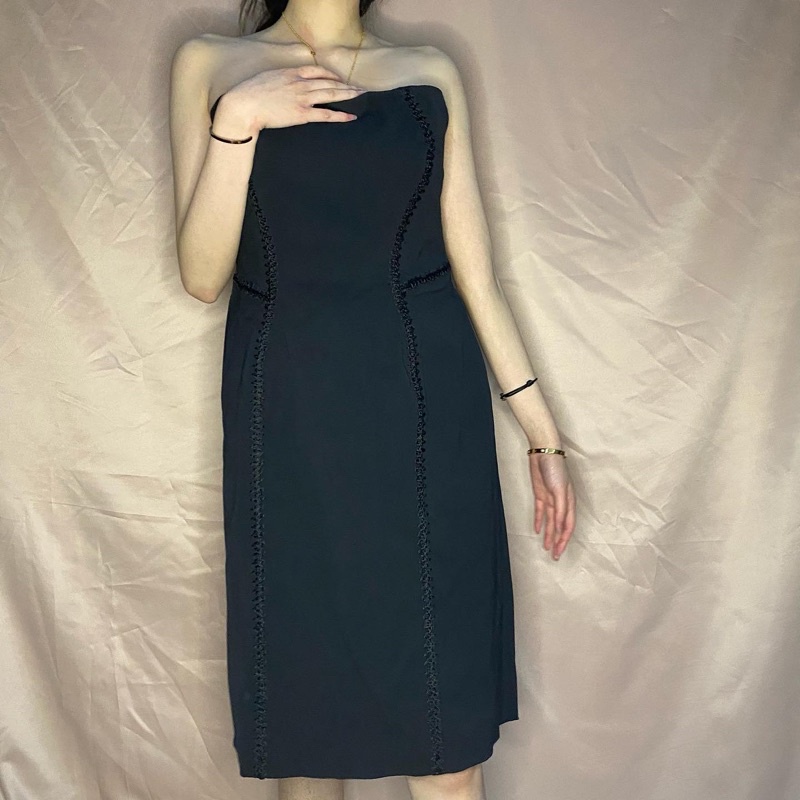 Alberta Ferretti Black Dress