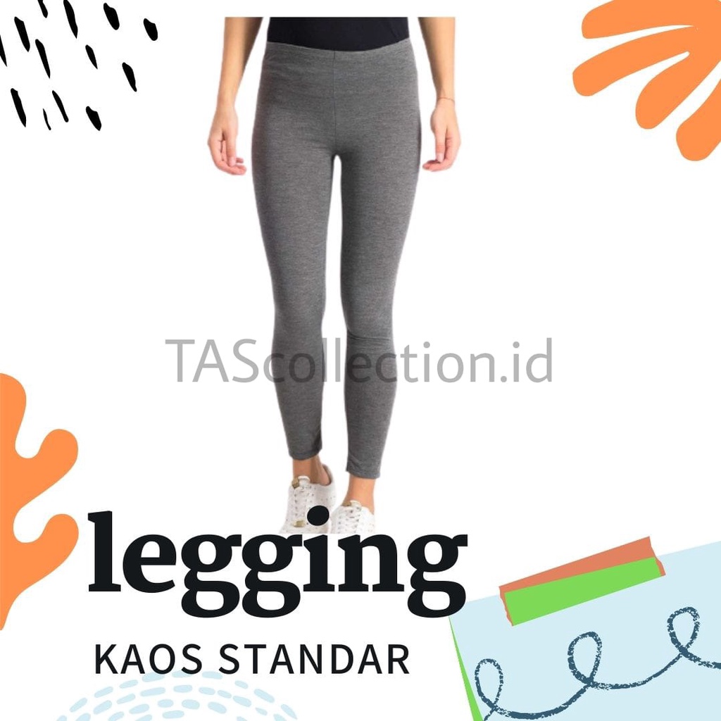 Celana Lejing Bahan Kaos ALL SIZE leging leggings legging Wanita Kekinian Korea