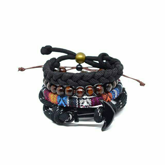 Gelang Set Black Cocoa BL007 Best Seller