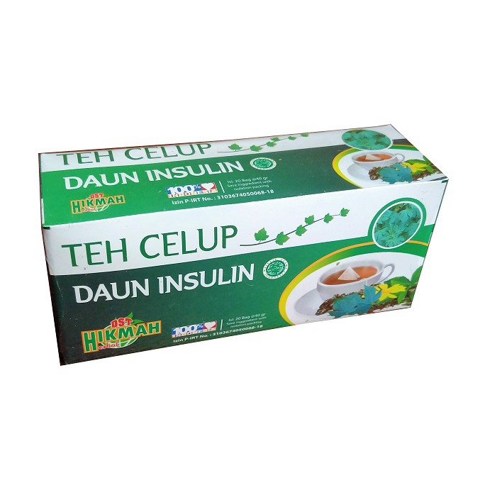 TEH DAUN INSULIN CELUP - MINUMAN HERBAL U KESEHATAN - HALAL