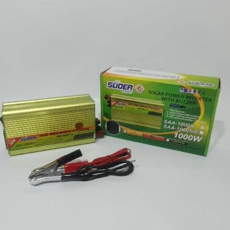 Power Inverter 1000W 1000 Watt Suoer SAA-1000N Original TERBAIK