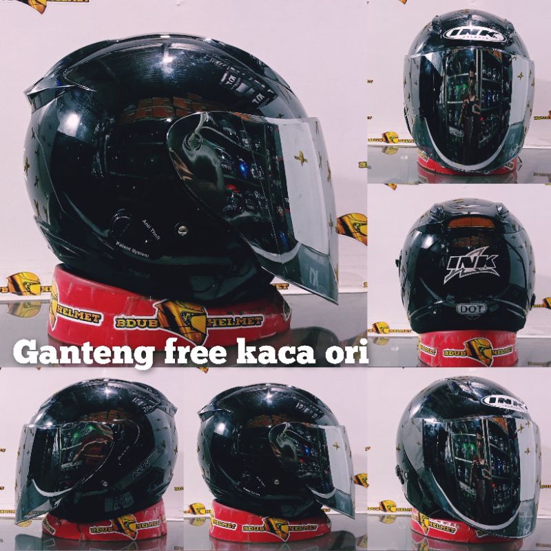 Helm INK METRO 2 Solid polos 2 visor original 100% original SNI-DOT-H-v-silver/gold5