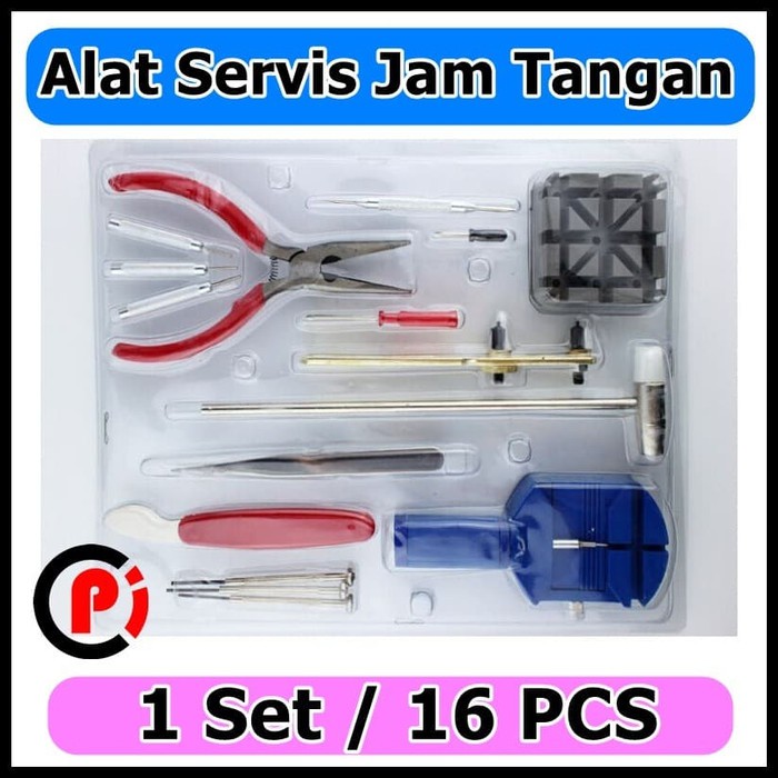 Alat Reparasi Servis Jam Tangan Set 16 PCS WW082