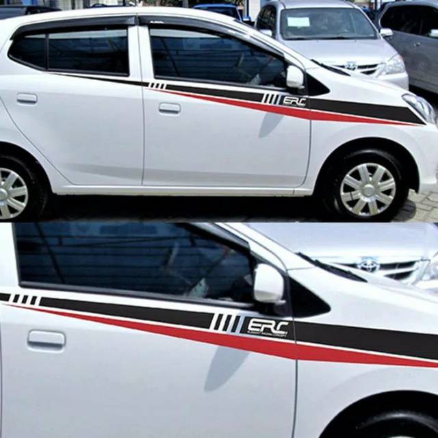 Sticker Mobil Keren Cutting Sticker Ayla Universal Terlaris