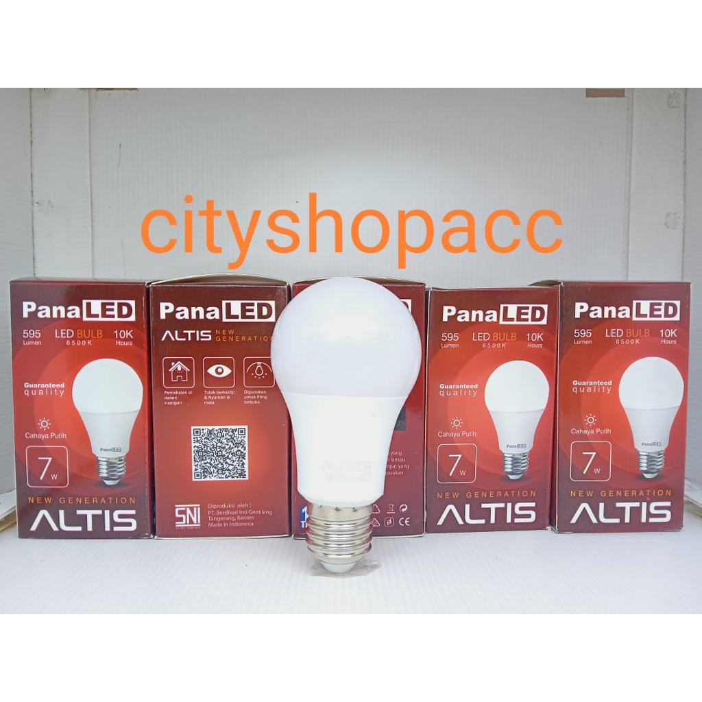 Panaled Altis LED 7w / 7 watt bergaransi 1 tahun