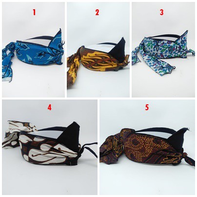 Ikat kepala tradisional batik Sunda iket sunda IKAT-SUNDA BOLONG