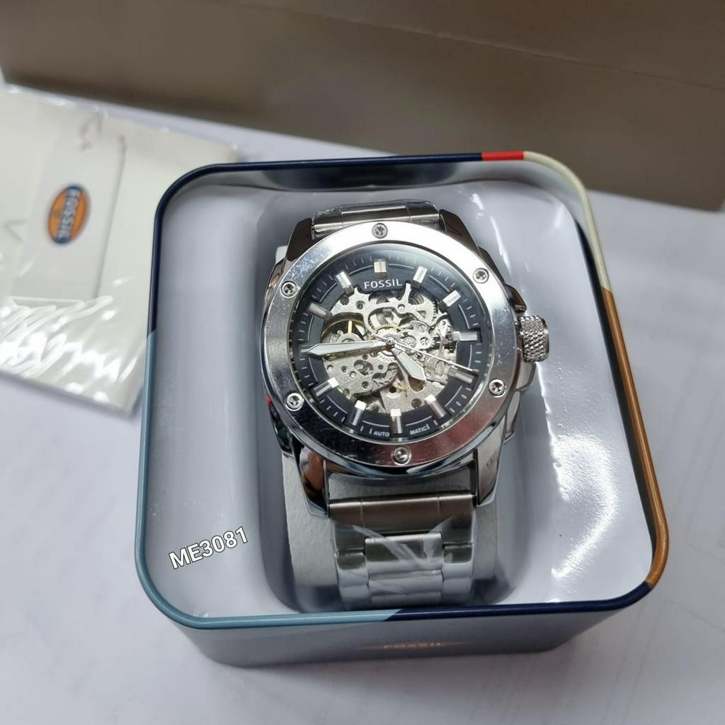 COD Jam Tangan Pria Otomatis FS Modern Automatic Super Premium Full Stainless Still Box Original