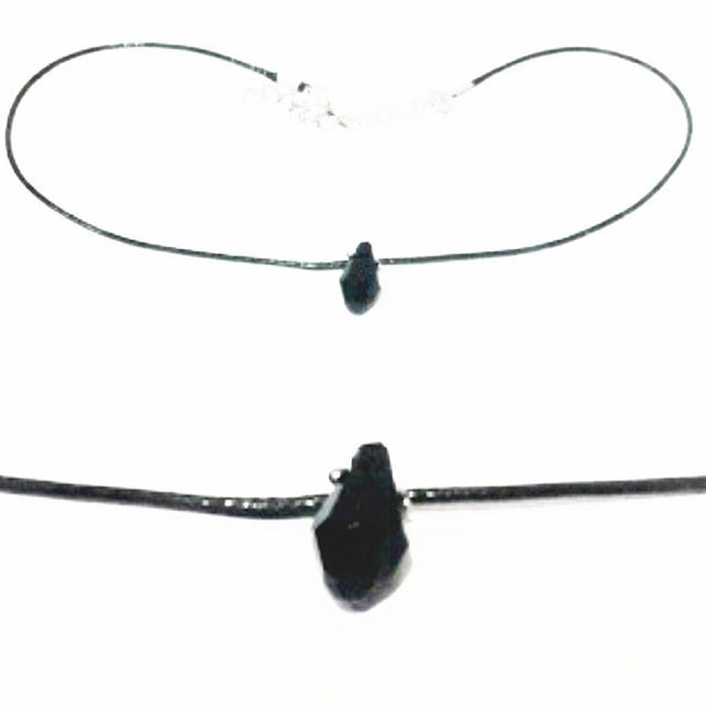 Baby Choker Necklace Black Crystal | Kalung Handmade