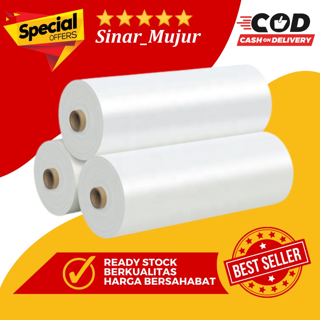 Mika Film Putih Susu 0,20 mm - Dapat 2m