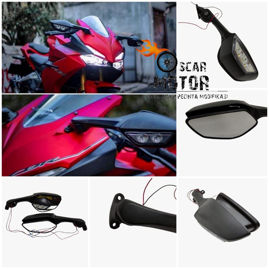 Spion ZX10 Plus Sein Kawasaki Universal R25 R15 CBR250RR ZX636 Z10R R6 Ninja 250 Fi  Ninja Zx 10 R15 motor motor