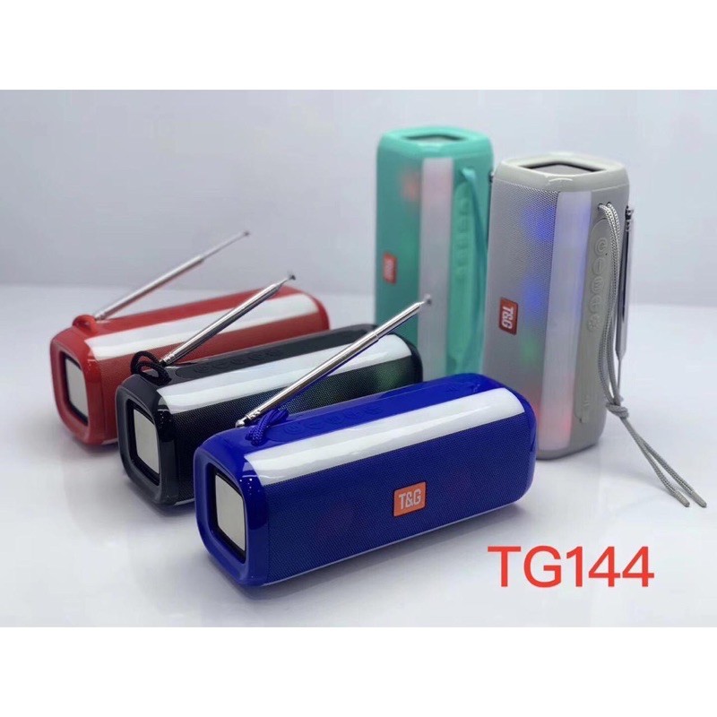 SPEAKER BLUETOOTH TG-144 TG 144 LAMPU LED WIRELESS PORTABLE SPEAKER