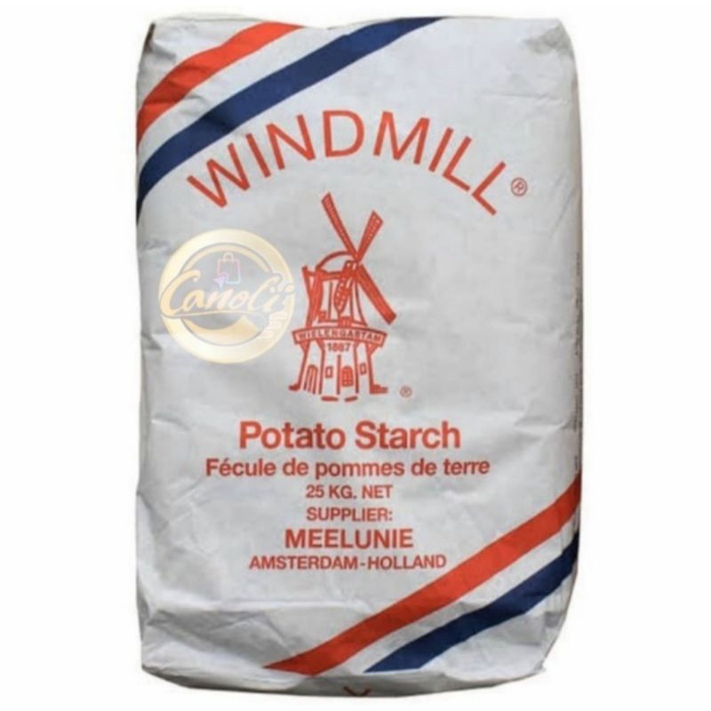 windmill potato starch 1 kg / potato starch / tepung kentang import