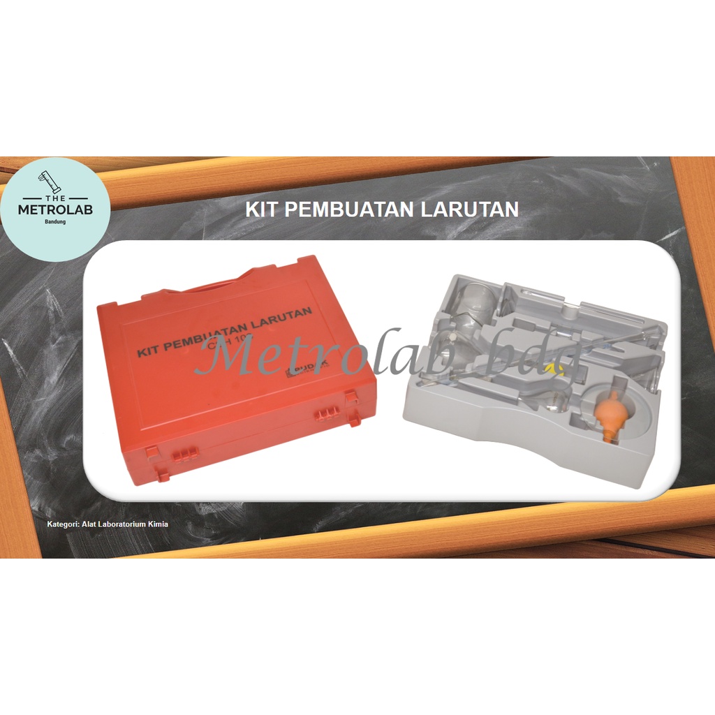 Kit Pembuatan Larutan | Alat Laboratorium Kimia